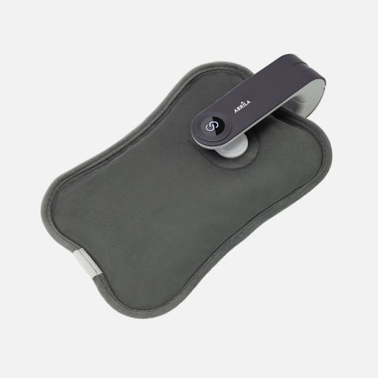 Bolsa de Agua Caliente Eléctrica Penélope 400 W Gris Fabrilamp - Vista frontal principal en fondo blanco | LuzGurú