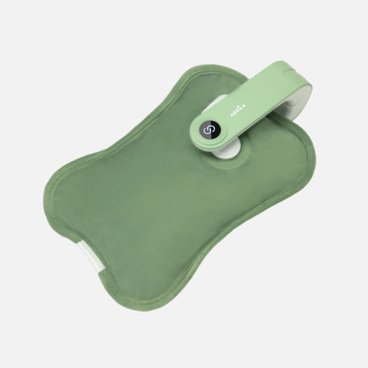 Bolsa de Agua Caliente Eléctrica Penélope 400 W Verde Fabrilamp - Vista frontal principal en fondo blanco | LuzGurú