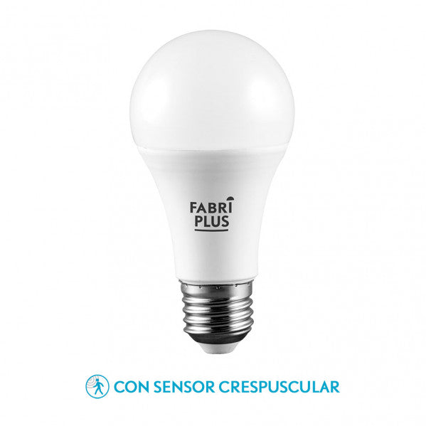 Bombilla LED 11W 4000K Sensor Crepuscular Fabriplus Standar E27 990lm - Detalle del sensor