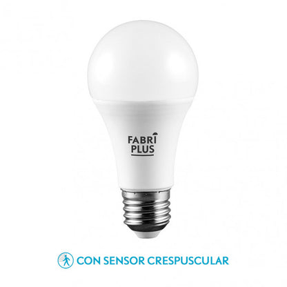 Bombilla LED 11W 4000K Sensor Crepuscular Fabriplus Standar E27 990lm - Detalle del sensor