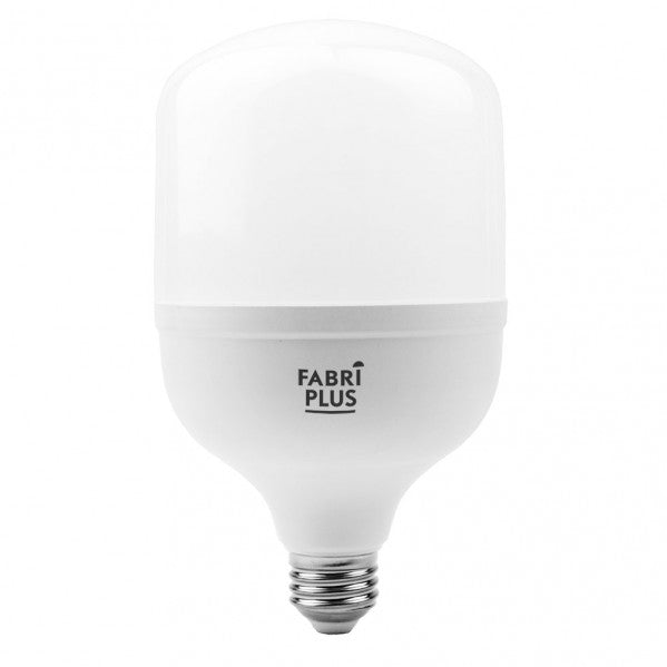 Bombilla LED de Alta Potencia 30W 3000K Fabriplus, detalle del portalámparas E27, luzguru.com