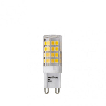 Bombilla LED G9 4W 3000K Abrila 400lm - Vista frontal