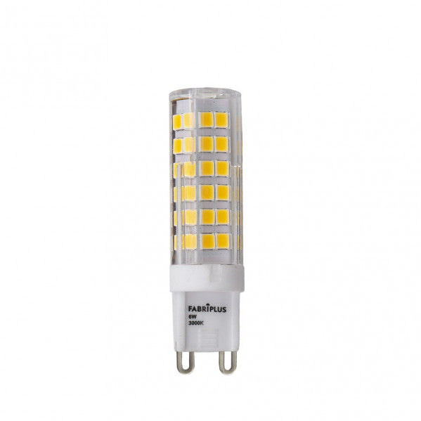 Bombilla LED G9 6W 3000K Abrila 600lm - Fabrilamp - luzguru.com