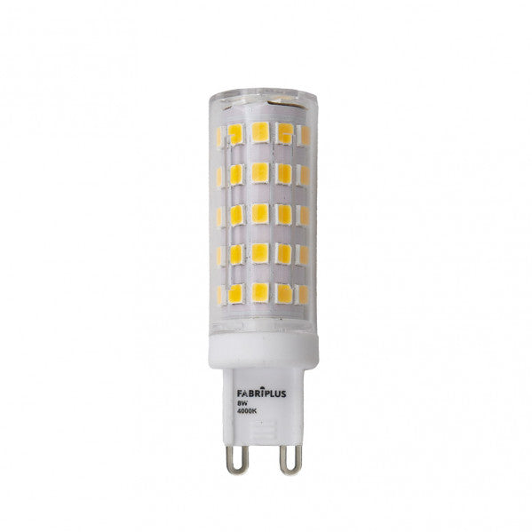 Bombilla LED G9 8W 4000K Abrila 800lm - Fabrilamp - luzguru.com