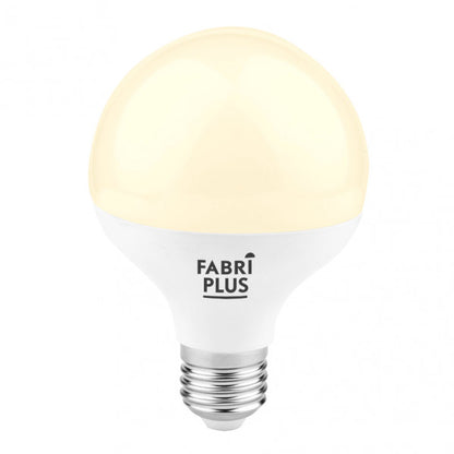 Bombilla Globo LED Abrila 15W 3000K E27, vista frontal, luzguru.com