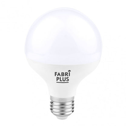 Bombilla Globo LED Abrila 18W 6000K E27, vista frontal, luzguru.com