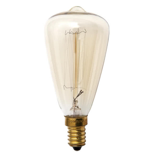 Bombilla Incandescencia Vintage Pebetero 25W E14 de Fabrilamp/Abrila - Luz Cálida