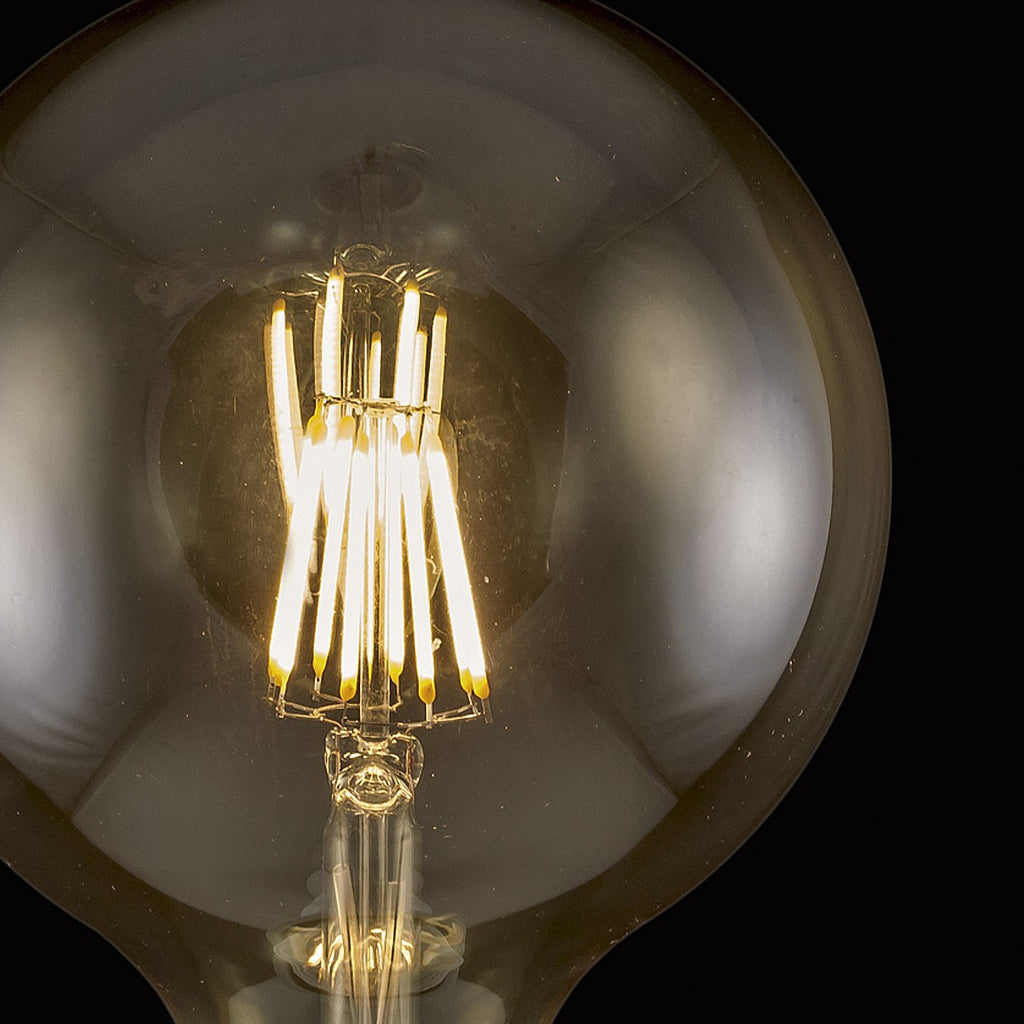 Medidas Bombilla LED Ámbar Cálida 6W E-27 AJP/Alemar Ref. FS0048 - luzguru.com
