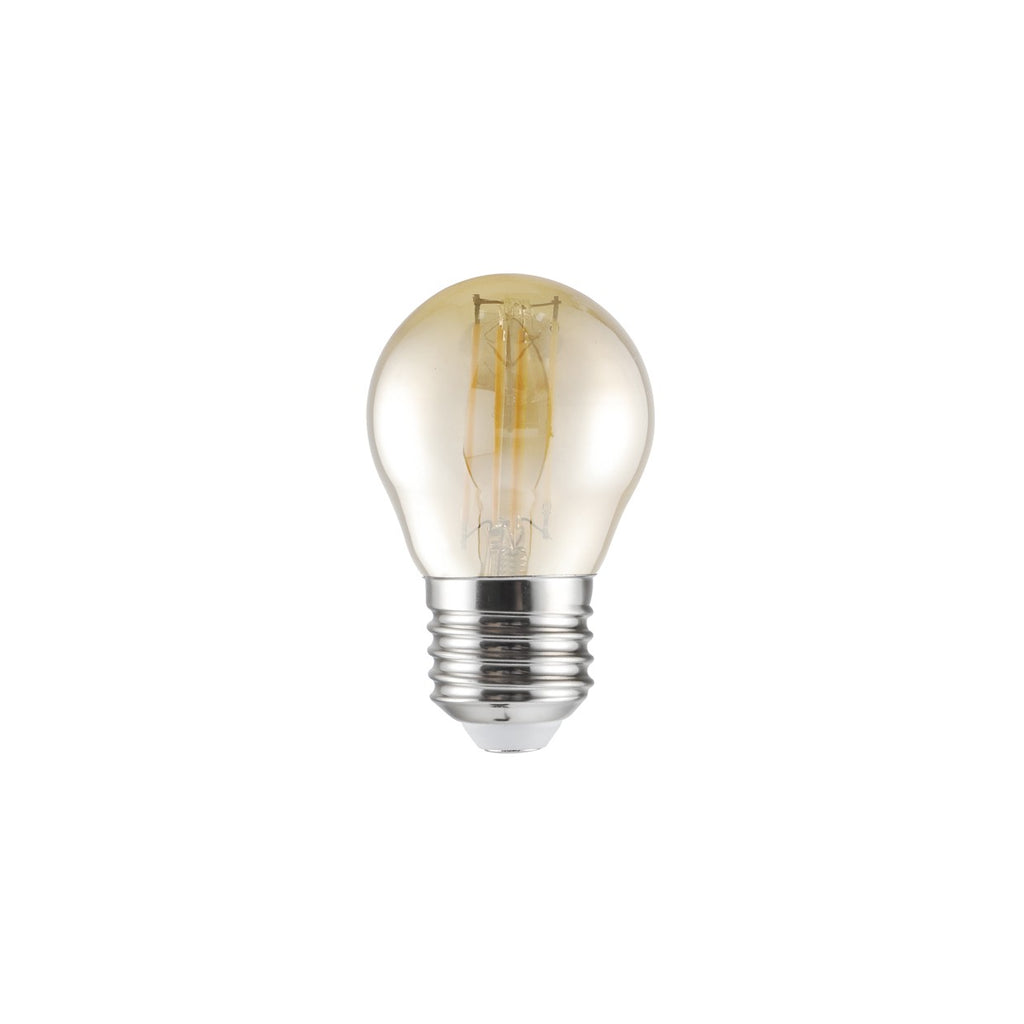 Bombilla LED Esférica Ámbar 6W E27 FS0067 AJP / Alemar - luzguru.com