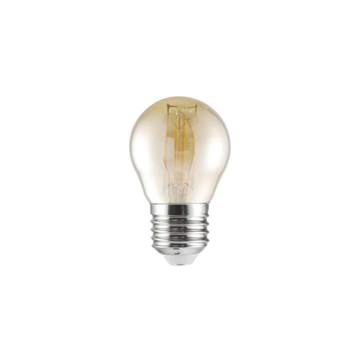 Bombilla LED Esférica 6W E-27 Luz Cálida Ámbar Alemar - vista principal | AJP / Alemar