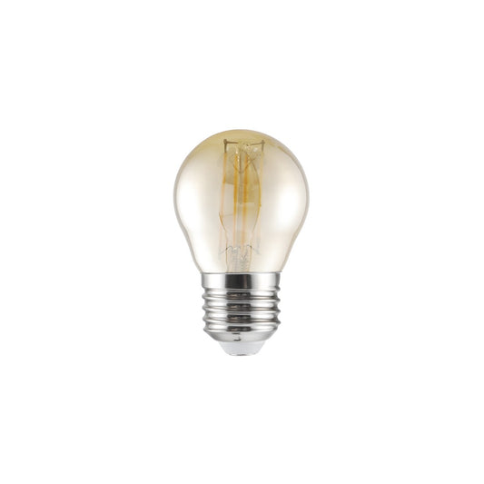 Bombilla LED Esférica 6W E-27 Luz Cálida Ámbar Alemar - vista principal | AJP / Alemar