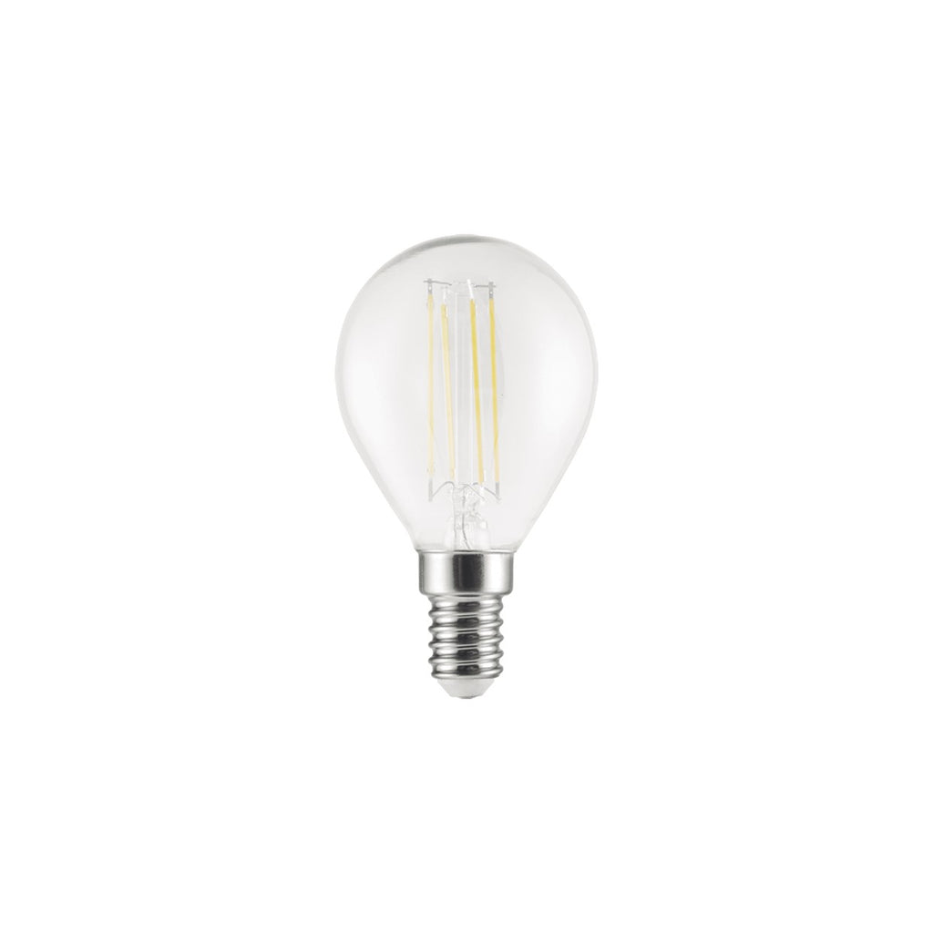 Medidas Bombilla LED Esférica AJP/Alemar FS0070 6W 4000K - Luz día 570 lúmenes - luzguru.com
