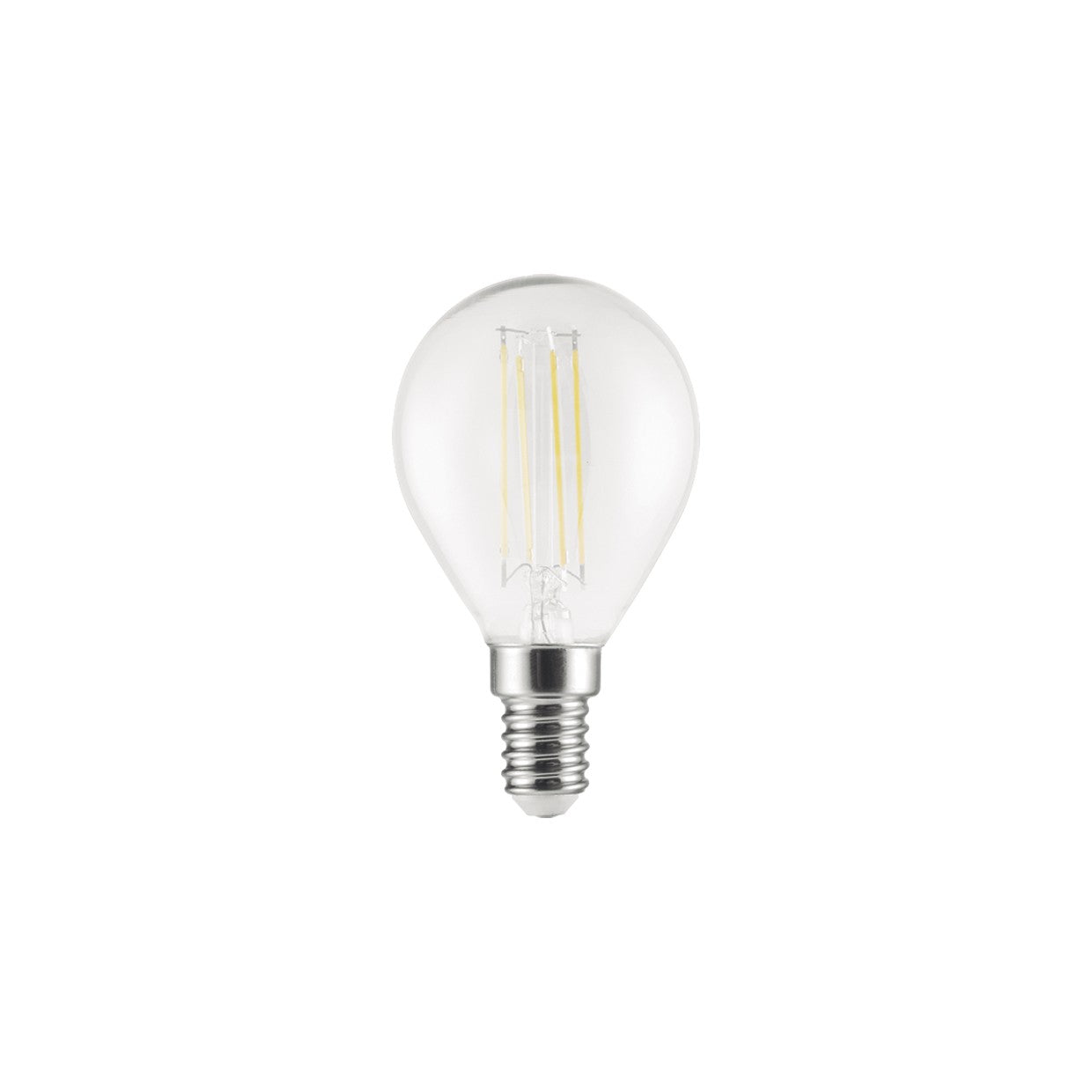 Medidas Bombilla LED Esférica AJP/Alemar FS0070 6W 4000K - Luz día 570 lúmenes - luzguru.com
