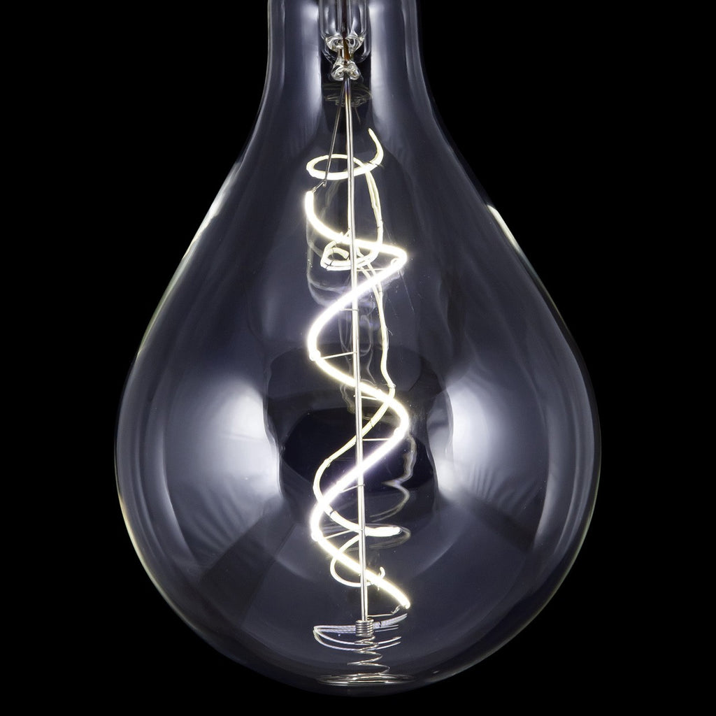 Bombilla LED Gota XL 8W AJP/Alemar (Ref: FS0059) - Medidas.  Iluminación eficiente y elegante de 800 lúmenes, luz neutra 4000K.  luzguru.com
