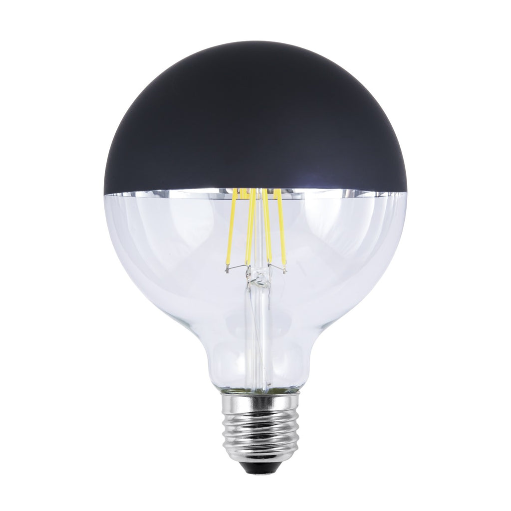Medidas Bombilla LED Negra Mate 6W AJP/Alemar FS0069 - LuzGuru
