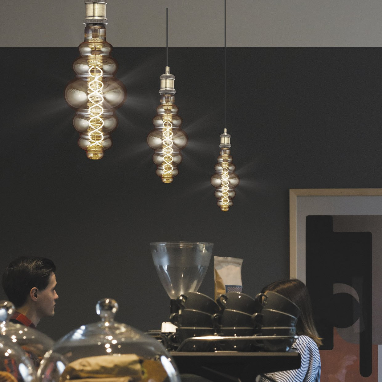 Bombilla LED Vintage Ámbar AJP/Alemar FS0060 - Medidas: [Insertar medidas aquí, ej: Ø60 x 110mm] - Luz cálida 3000K - 8W - luzguru.com
