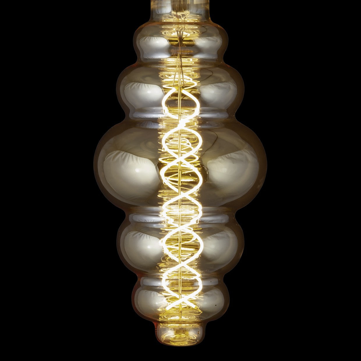 Bombilla LED Vintage Ámbar AJP/Alemar FS0060: Descubre su elegante diseño y medidas perfectas para una cálida iluminación doméstica.
