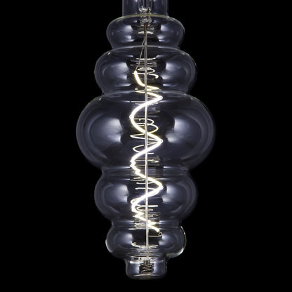 Bombilla LED Vintage AJP/Alemar FS0061: Medidas de 8W E27, 800 lúmenes, luz neutra 4000K. Diseño elegante y eficiente. LuzGuru.
