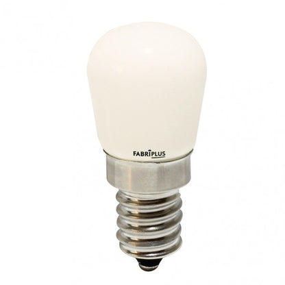 Bombilla Tubular LED 3.5W 4000K E14 Fabriplus Fabrilamp, vista frontal.