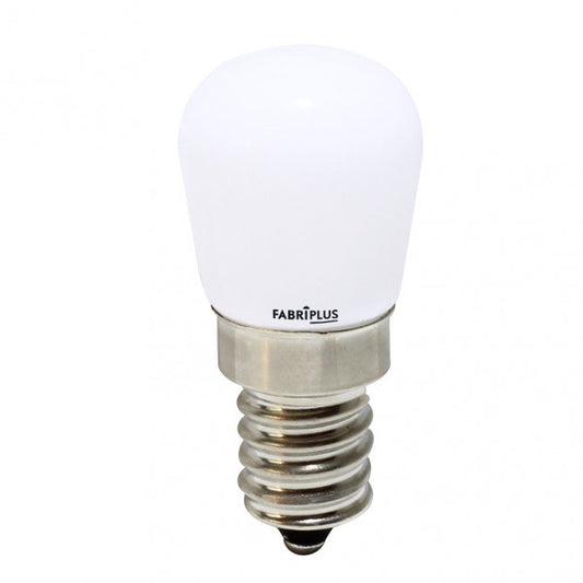 Bombilla Tubular LED Fabriplus 3.5W 6000K E14, vista frontal.