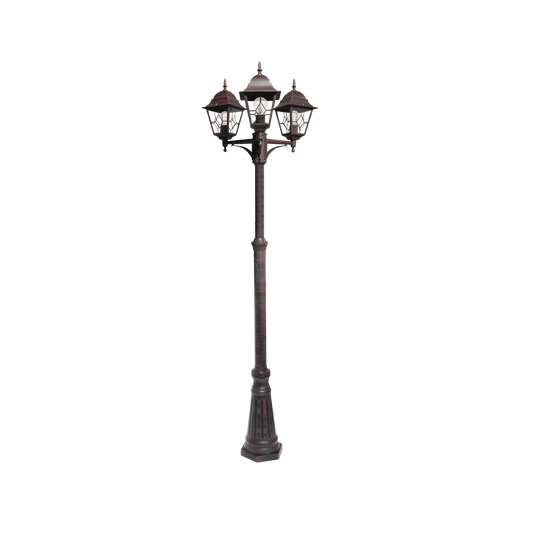 Farola Exterior Bootes 3 Luces E27 228 cm Fabrilamp - vista principal | Fabrilamp / Abrila · Ref. 149343002