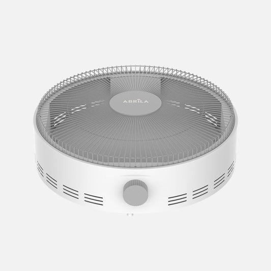Brasero Eléctrico Parker 1200 W Blanco Fabrilamp - Vista frontal principal en fondo blanco | LuzGurú