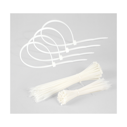 Bridas de Cables Util 2,5x150 mm Blancas Bolsa 100 Uds Fabrilamp - vista principal | Fabrilamp / Abrila · Ref. 188125151