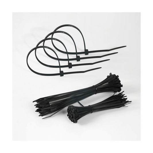 Bridas de Cable Util Negras 4,8x300 mm Bolsa 100 Uds Fabrilamp - vista principal | Fabrilamp / Abrila · Ref. 188148309