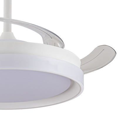 Ventilador de techo LED con motor DC silencioso y eficiente