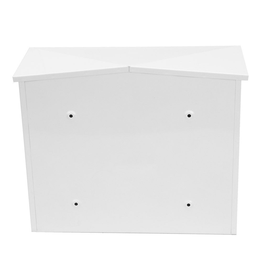 Buzón con trampilla antilluvia y sistema antirrobo