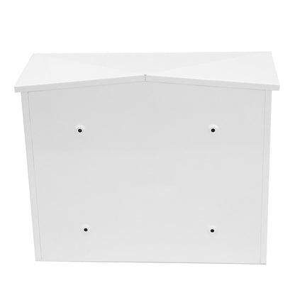 Buzón de correo con diseño antilluvia y trampilla antirrobo