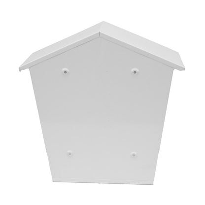 Buzón de correo con tejadillo antilluvia para proteger tu correspondencia