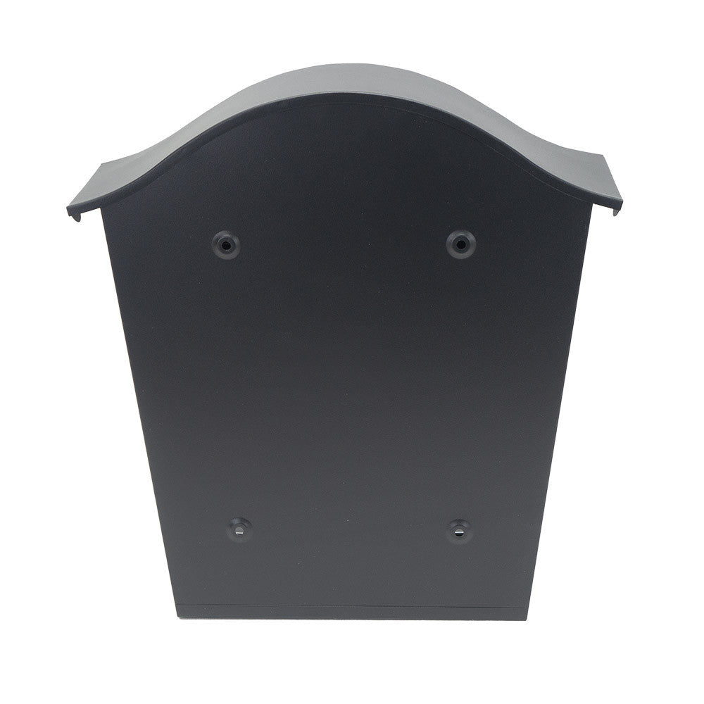 Buzón antilluvia con tejadillo para proteger el correo