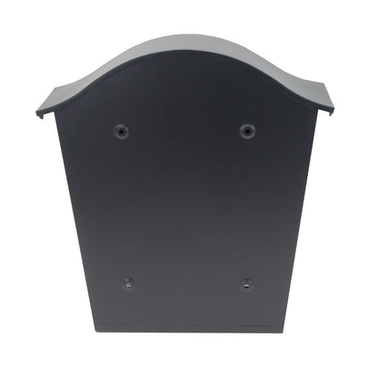 Buzón antilluvia con tejadillo para proteger el correo