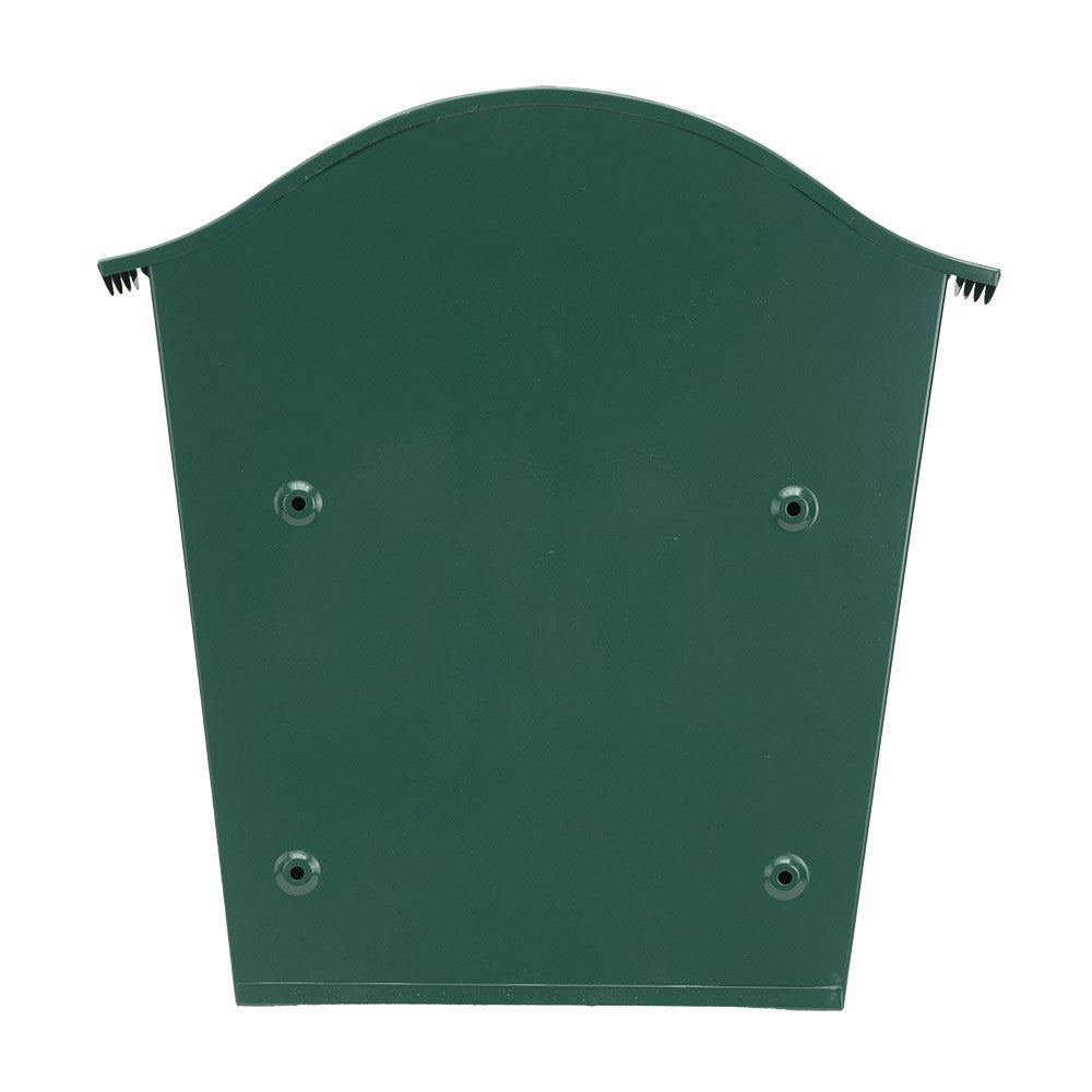 Buzón con protección antilluvia y ranura superior para correo A4