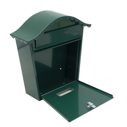 Buzón Tilda fabricado en Acero Galvanizado color Verde