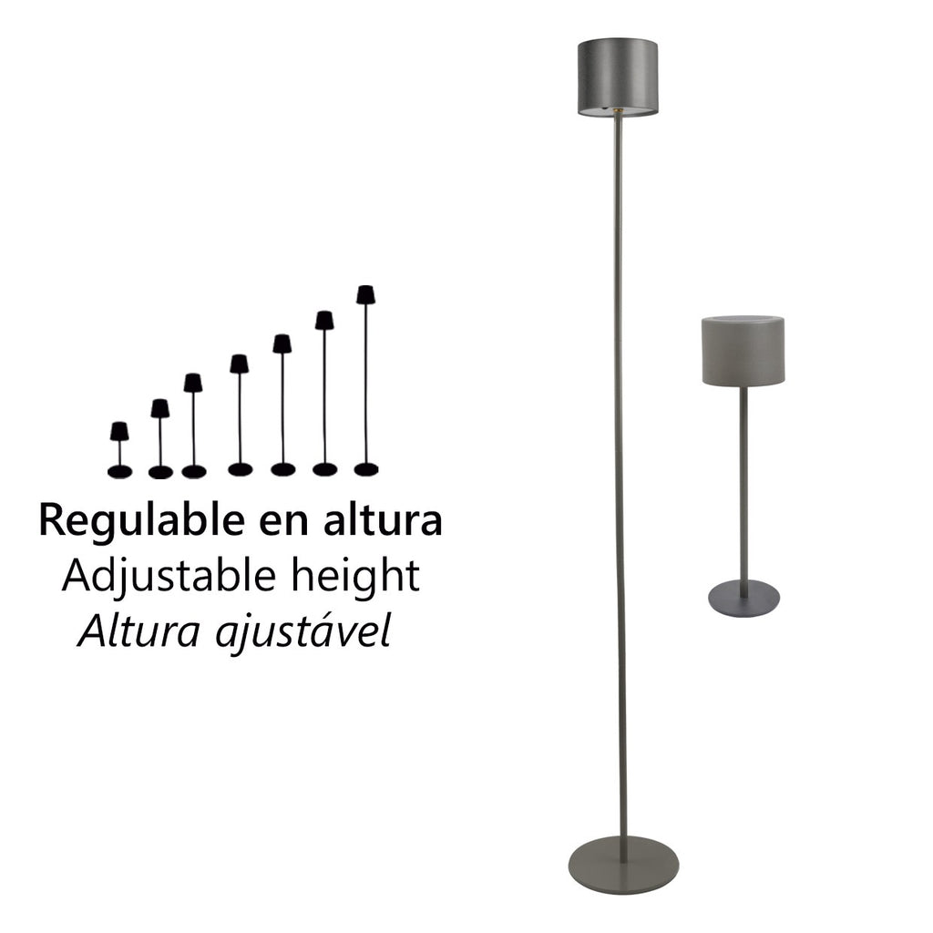 Vista superior del difusor LED en Eliseo gris ALEMAR