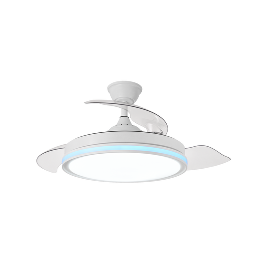 Ventilador de Techo Cacique 107 cm Aspas Retráctiles Fabrilamp - vista principal | Fabrilamp / Abrila · Ref. 246292301