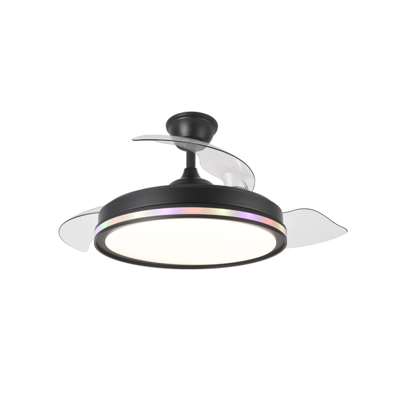 Ventilador de Techo Cacique 107 cm Aspas Retráctiles Fabrilamp