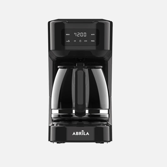 Cafetera de Goteo Flute 1,8 L Negro 1000 W Táctil Fabrilamp instalada en ambiente decorativo de salón o dormitorio | Fabrilamp / Abrila