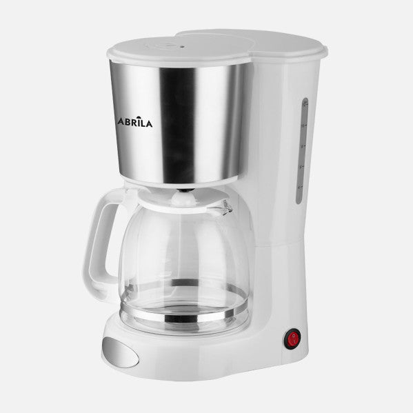 Cafetera de Goteo Gruta 1,5 L Blanca 900 W Acero Inoxidable Fabrilamp - Vista frontal principal en fondo blanco | LuzGurú
