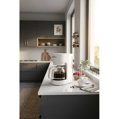 Cafetera de Goteo Valkiria 12 Tazas 680 W Blanco Fabrilamp - imagen 3 | Fabrilamp / Abrila
