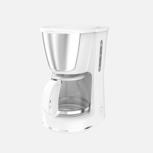 Cafetera de Goteo Wanda 6 Tazas 550 W Blanco Fabrilamp - Vista frontal principal en fondo blanco | LuzGurú