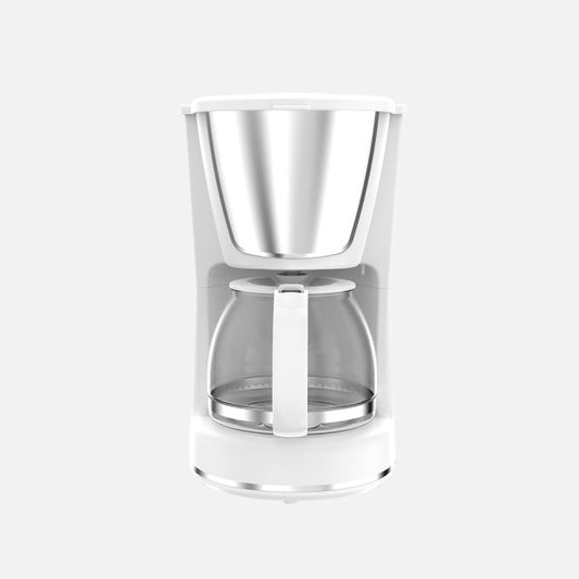 Cafetera de Goteo Wanda 6 Tazas 550 W Blanco Fabrilamp instalada en ambiente decorativo de salón o dormitorio | Fabrilamp / Abrila