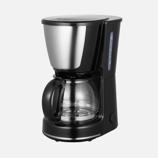 Cafetera de Goteo Wanda 6 Tazas 550 W Negro Fabrilamp - Vista frontal principal en fondo blanco | LuzGurú