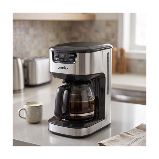 Cafetera de Goteo Briar 15 Tazas Negro y Acero 1000 W Fabrilamp - vista principal | Fabrilamp / Abrila · Ref. 269013109