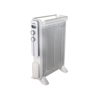 Radiador Eléctrico de Mica Caicos 2000W Blanco y Gris Fabrilamp - vista principal | Fabrilamp / Abrila · Ref. 228822001