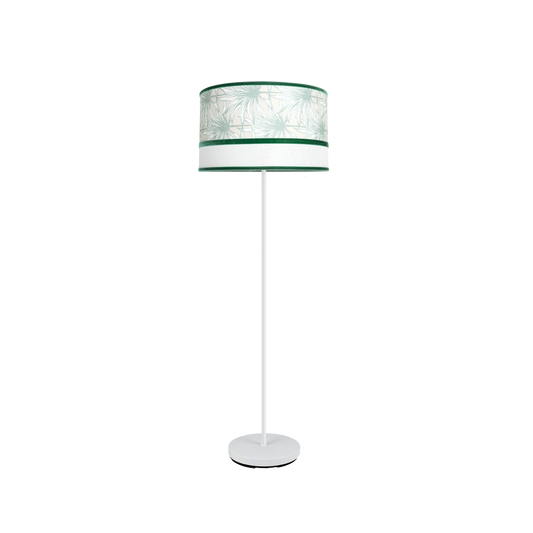 Lámpara de Pie Caledonia 168 cm Blanco y Verde Fabrilamp - vista principal | Fabrilamp / Abrila · Ref. 248941006