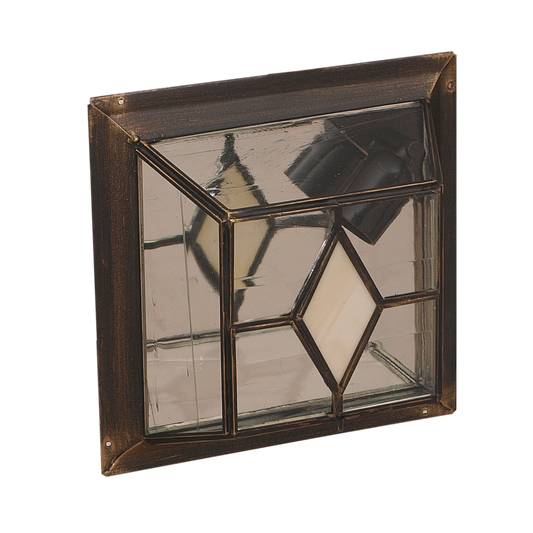 Plafón de Techo Rústico Califa 25 cm Oro Viejo y Beis Fabrilamp - vista principal | Fabrilamp / Abrila · Ref. 005982615