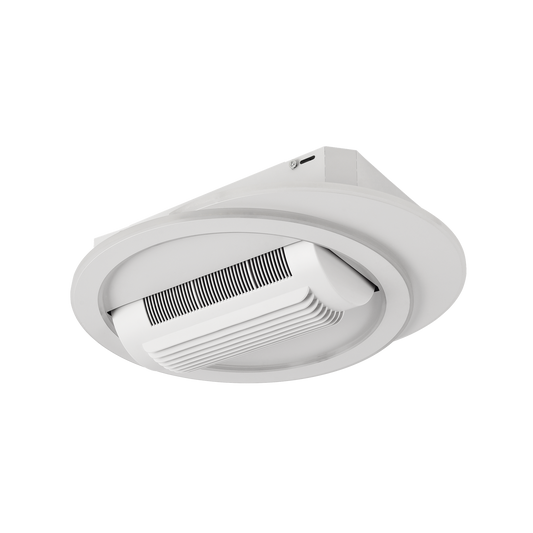 Ventilador de Techo con Plafón LED Camaleón 59 W Blanco Fabrilamp - vista principal | Fabrilamp / Abrila · Ref. 241291001